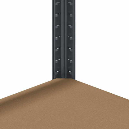 Opbergrek – Opbergkast – Stellingkast – Opbergrekken – Stelling – 5 Laags – Staal En Hout – Stevig En Duurzaam – Antraciet