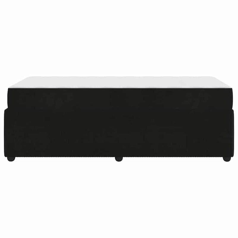 Bedframe – Bed – Bedframe Met Matras – Eenpersoonsbed – Platformbed – Zwart – Twinsize 80x200 cm – Met Matras Inclusief – Metalen Stijlvol Frame