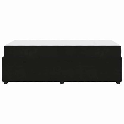 Bedframe – Bed – Bedframe Met Matras – Eenpersoonsbed – Platformbed – Zwart – Twinsize 80x200 cm – Met Matras Inclusief – Metalen Stijlvol Frame