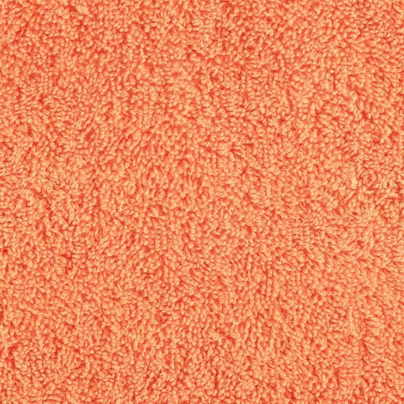 Badhanddoeken – Handdoeken – Strandlakens – Douchehanddoeken – Badlinnen – Oranje Kleur – 100% Katoen – 70x140 cm – 600 g/m² – Set van 10 Stuks