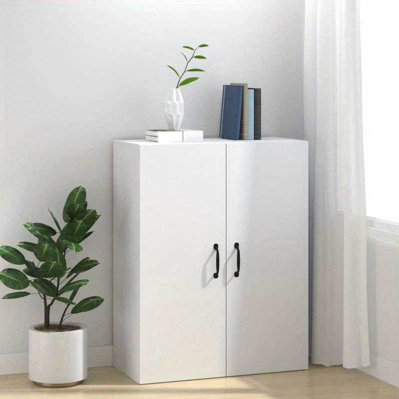 Wandkast Wit – Muurkast Opbergkast Opbergsysteem Opbergmeubel – Softwood Materiaal – Ruimtebesparend Verticale Organizer 69,5x34x90cm