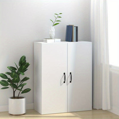 Wandkast Wit – Muurkast Opbergkast Opbergsysteem Opbergmeubel – Softwood Materiaal – Ruimtebesparend Verticale Organizer 69,5x34x90cm