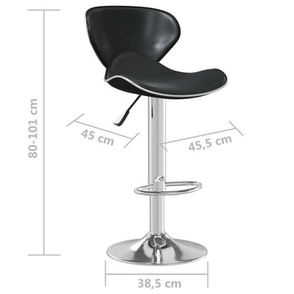 Modern Black Faux Leather Bar Stool with Backrest - Heavy-Duty & Particle Board, Square Footrest, Easy-Clean Counter Height Chair, Bar, Cafe - Assembly Required (No)