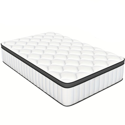 Pocketvering Matras – Springmatras – 7-Zones Matras – Ergonomisch Matras – Eenpersoonsmatras 90x200 cm – Medium Stevig H3 – Pillow Top 25 cm Hoog