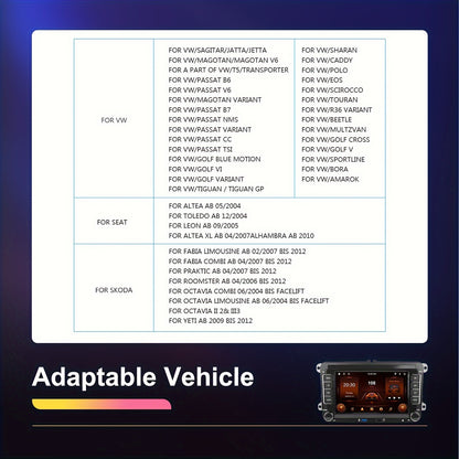 Android Autoradio – Multimedia Radio – Auto Muziekspeler – Navigatiesysteem – Touchscreen Stereo – 7 Inch HD IPS Scherm – Draadloze CarPlay & Achteruitrijcamera