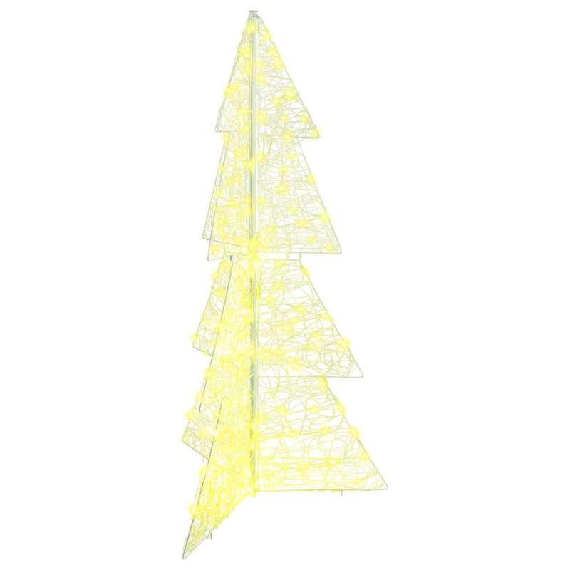 Kerstboom – Kerstboom Led – Kunstkerstboom – Verlichte Boom – Decoratieve Boom – Warm Wit Licht – 150 cm Hoog – Stevig Metalen Frame