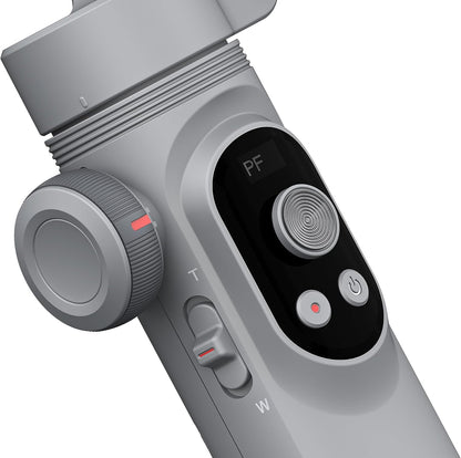 Aochuan Smart X Pro De ultieme gimbalstabilisator voor smartphones | Iphone of Android | 3-assige handstabilisator met bevestigbaar statief voor ultravloeiende opnamen YouTube-vlogs en uitmuntende