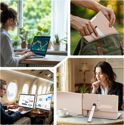 Draagbare Monitor – Mobiel Scherm – Extern Display – Laptop Scherm – Tweede Scherm – Ultra Dun & Lichtgewicht – Full HD 14,1 Inch