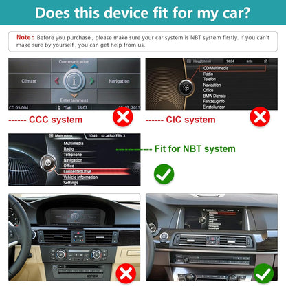 Ninetom 10,25" Apple CarPlay/Android Auto/Mirrorlink/GPS autoradio voor BMW 5-serie F10/F11 2012-2016 met NBT autoradio met touchscreen, auto-GPS-navigatie, ingebouwde DSP