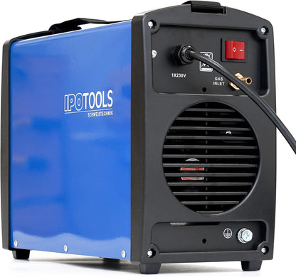 IPOTOOLS 160PD WIG lasapparaat, TIG WIG-lasapparaat, 160 amper, volledig digitale omvormer lasapparaat met HF-ontsteking, pulsfunctie, MMA, IGBT, 32-bits microprocessor, 7 jaar garantie
