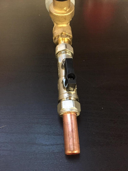 Cool Products Mains Fed Water Cooler Installatierail (POU) - Complete installatiekit met dubbele terugslagklep, waterblok, drukreducerende klep, uitschakeling en 5 meter 1/4" OD-buis