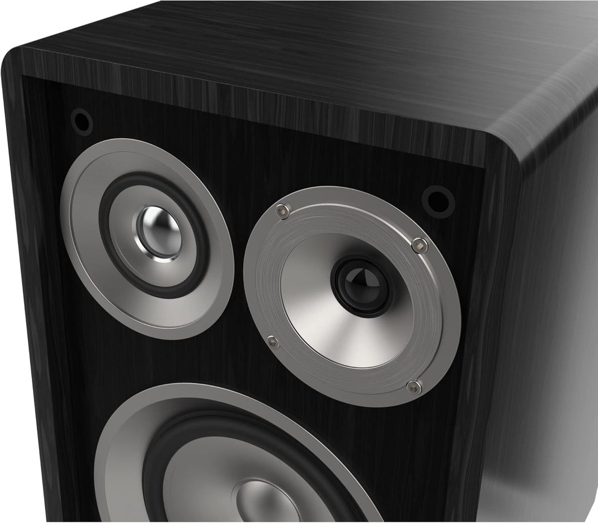 HiFi Luidsprekerset – Luidspreker – Speaker – Studioluidspreker – Studiomonitor – Zwart – 3-Weg Ontwerp – 100 W per Luidspreker