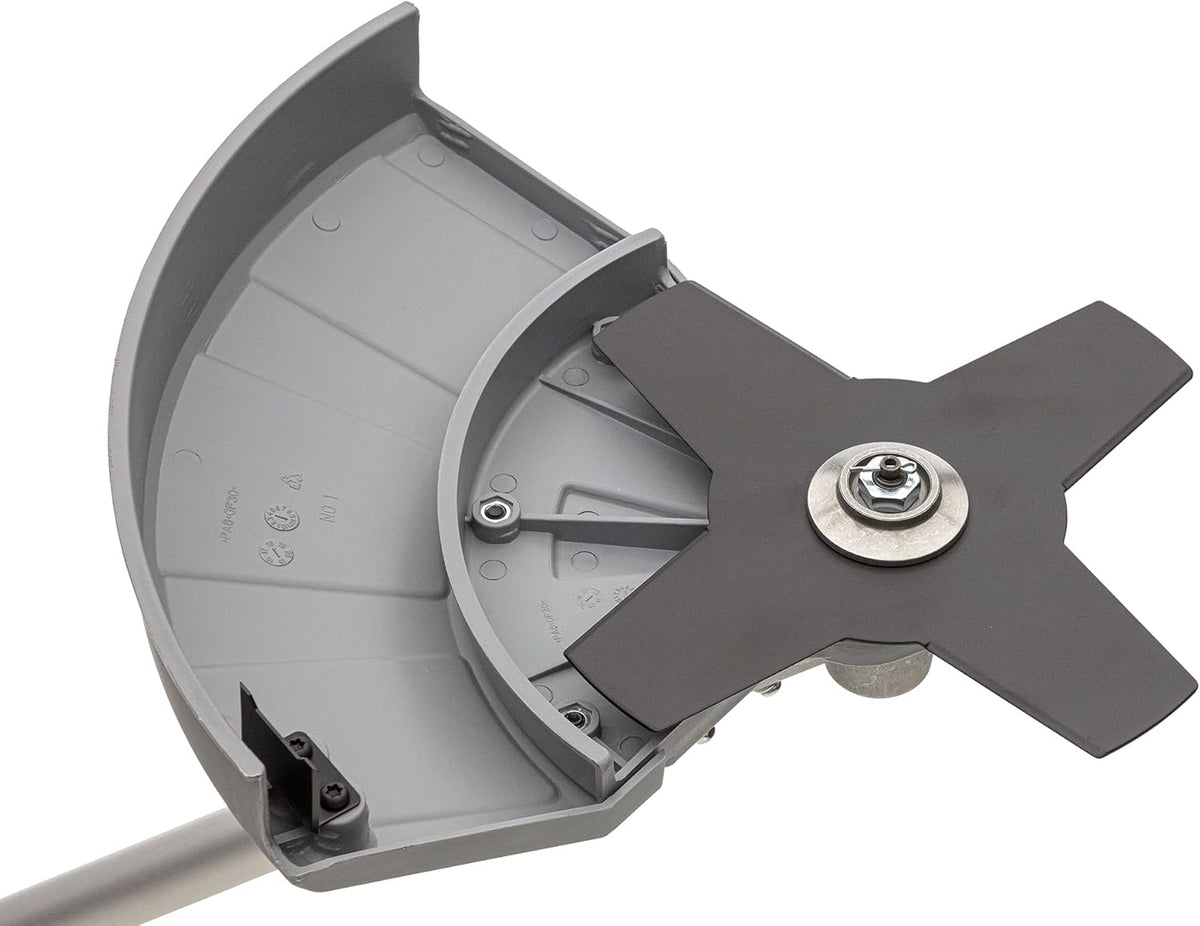 IKRA Benzine Bosmaaier trimmer IBF 25-1, incl. draadspoel, 4-tands mes & schouderriem, grijs/rood/zwart