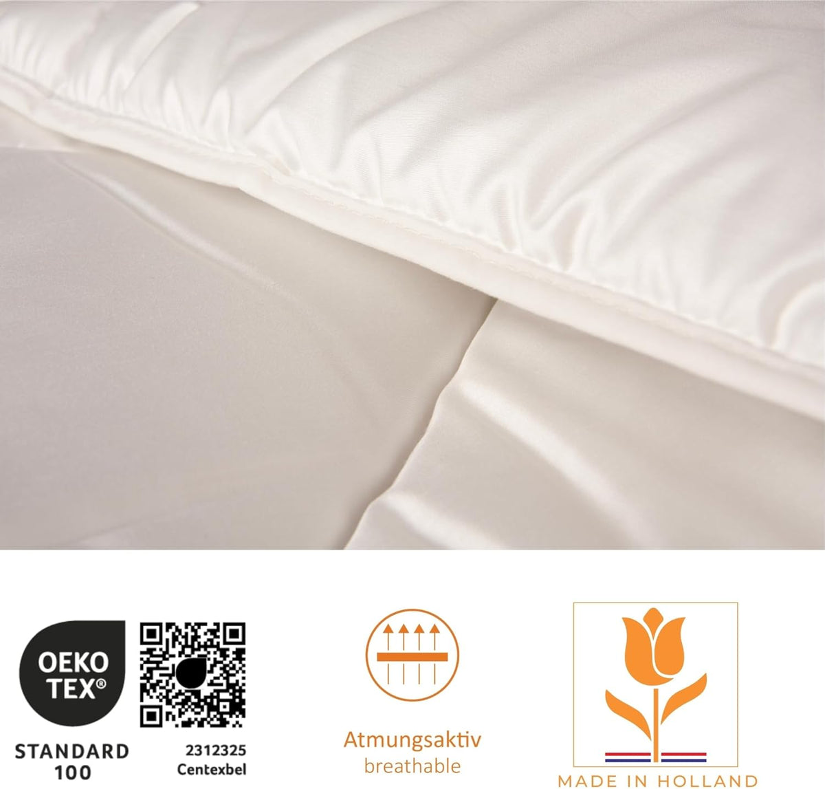 sleepling All-season dekbed 100% Lyocell Tencel medium dekbed 135 x 200 cm, wit