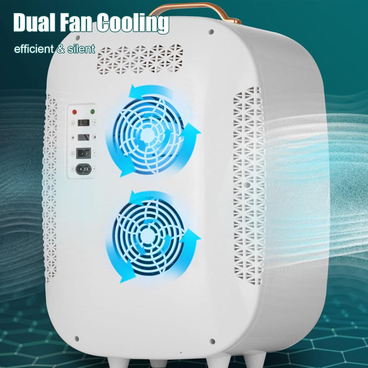 Mini-koelkast – Minikoelkast – Cosmetica Koelkast – Draagbare Koelkast – Slaapkamer Koelkast – 20 Liter Met Spiegel – Koelen En Verwarmen – AC220V/DC12V