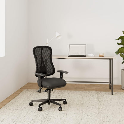 Topstar He20Pbc00 Head Point Sy P4, Ergonomische Bureaustoel, Gevormde Zitting, Stoffen Bekleding, 46 X 50 X 114 Cm, Zwart