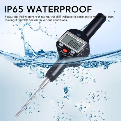 Digitale Die DIAL -indicator 0,01 Mm 0,0005in Resolutie 0 Tot 50 Mm 2in Bereik IP65 Waterdichte Elektronische Kiezer Testmeter