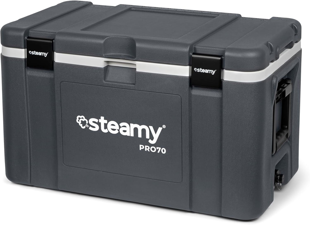 Steamy Pro 70 koelbox, 70 liter, grijs