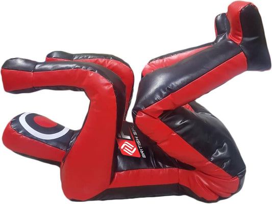 MMA Grappling Dummy Judo Bokszak Dummy BJJ Worstelen Dummy Zittende Positie Braziliaanse JIU Jitsu Inzending Zelfverdediging Training Vinyl Multicolor Kies Dummy 170cm ONGEVULD