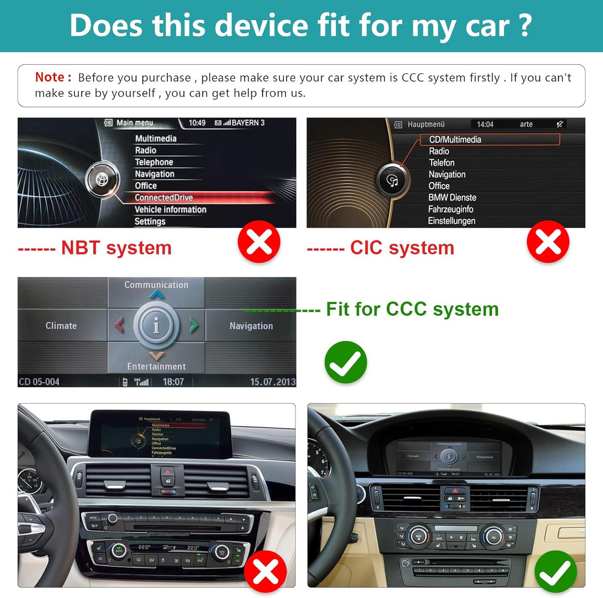 <font dir="auto" style="vertical-align: inherit;"><font dir="auto" style="vertical-align: inherit;">        Ninetom 8.9 inch Car Radio, CarPlay/Android Auto/Mirrorlink/GPS for BMW CCC 3/5 Series E60 E61 E90 E91 E92 (2005-2010), Car Touchscreen Car Radio R