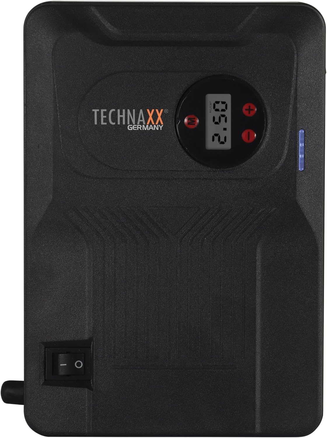 Technaxx 4-in-1 multifunctionele starthulp met powerbank Power Pack (benzine tot 4,0 l/diesel tot 3,0 l), 3,5 mini-accucompressor, led-lamp TX-219-14000 mAh batterij, 2 x USB-A-aansluiting