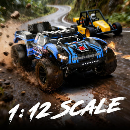 Afstandsbedieningsauto – RC-auto – Op Afstand Bestuurbare Auto – Monstertruck – Off-Road Truck – 30 Km/U – 4WD Met 2 Accu's