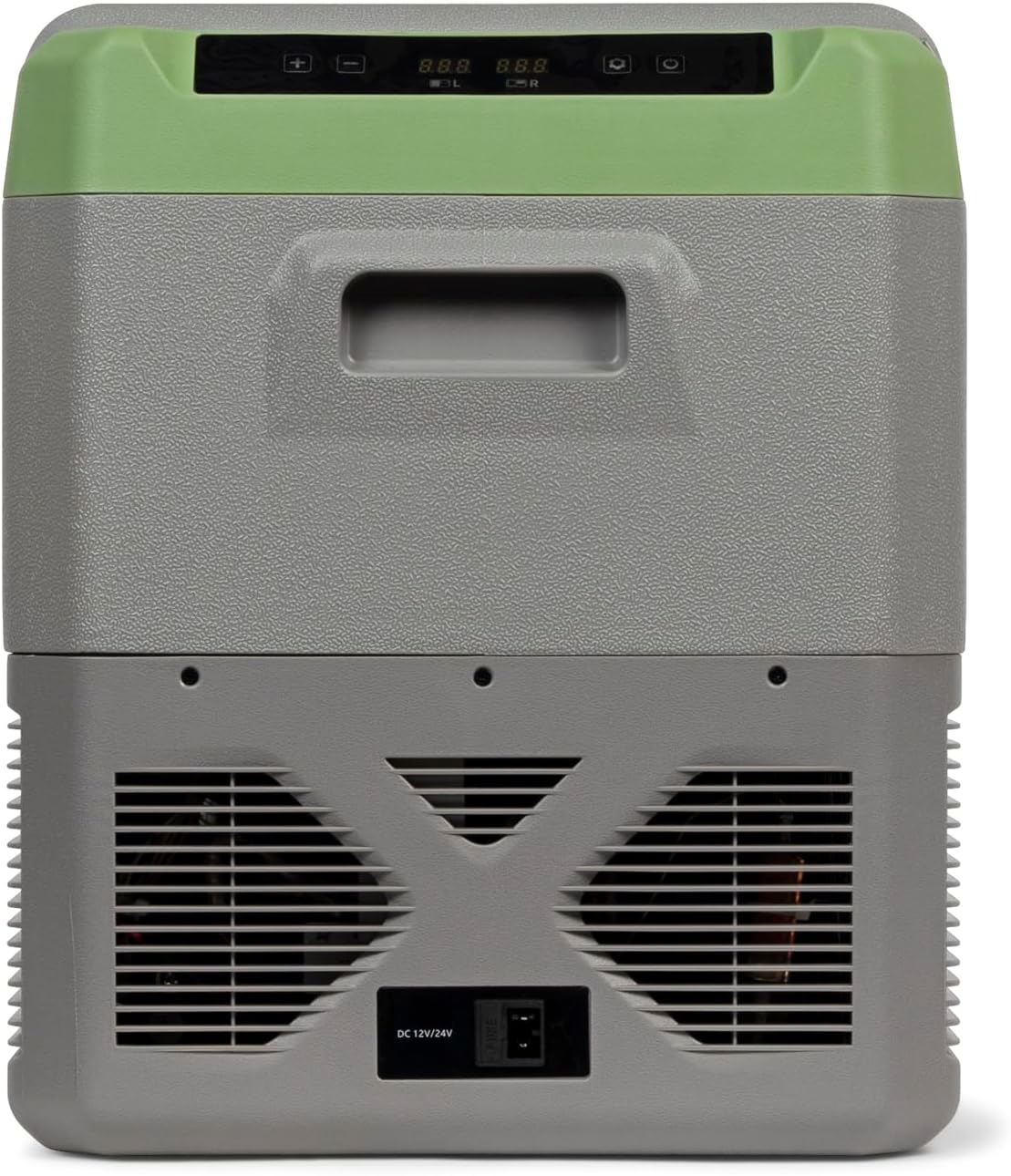 Steamy-E Single Zone 45, Elektrische Compressor Koelbox met twee compartmenten, 32 Liter, Grijs, 12V/230V, voor vriezen en koelen van -20 tot +20, ideaal voor op de camping