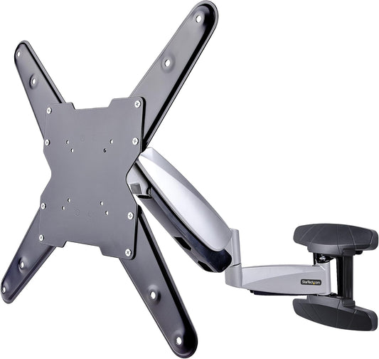 StarTech.com Wandmonteerbare VESA TV arm, Verstelbare Full Motion TV Muurbeugel voor 23"-55" Schermen, 30kg Draagvermogen, Uitschuifbare/Kantelbare/Zwenkbare VESA Wandbeugel (FHA-TV-WALL-MOUNT)