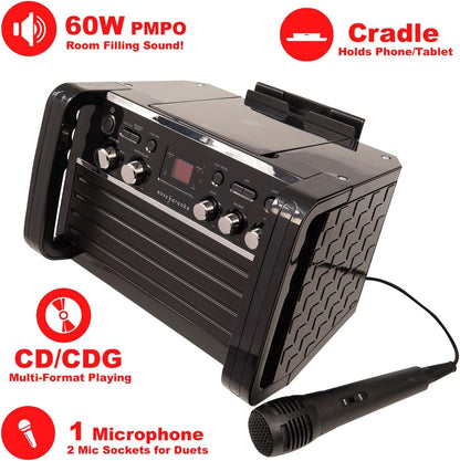 GEMAKKELIJKE KARAOKE EKS213BT BLUETOOTH KARAOKE MACHINE