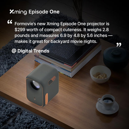 Xming Episode One, Beamer Projector met WiFi en Bluetooth, Google TV Geïntegreerd, 1080P Smart Projector, Dolby Audio voor Thuisbioscoop, Draagbaar voor Buiten