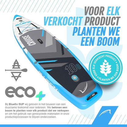 Bluefin SUP Cruise 10'8 Opblaasbaar Paddleboard voor volwassenen Makkelijk en Veilig Mee Te Nemen