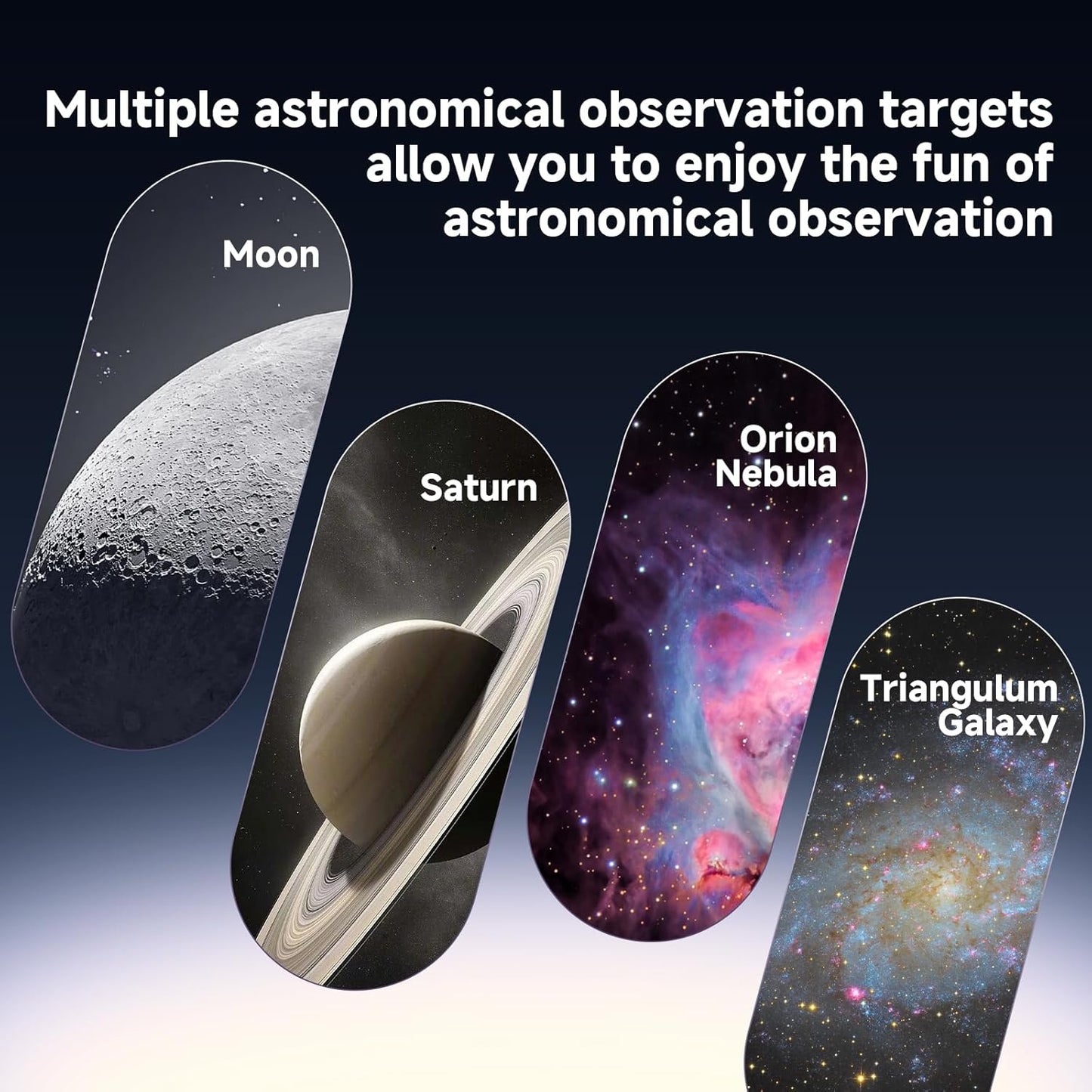 zoom telescoop oculair accessoires 1.25'' 7-21mm brandpuntsafstand 50° 47° veldweergave 18mm 16.3mm oogreliëf zenit diëlektrische spiegel 99% reflectiviteit astronomie planetaire maan mars deep sky