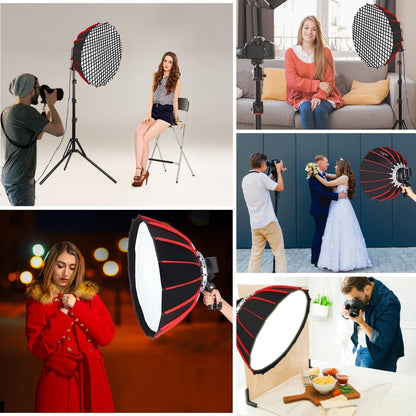 LED-softbox – Softbox – Fotolamp – Videolicht – Studiolicht – Handheld Met Handgreep – 55 Cm 60 W – Instelbare Kleurtemperatuur 3000-6500K