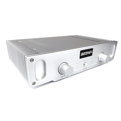 Pure Klasse A 2.0 Kanaals Eindversterker Zilver – Versterker – Hifi Versterker – Stereo Versterker – Home Audio Versterker – 20 W Bij 8 Ohm – 144.000 µF Filtercapaciteit