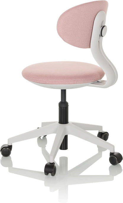 hjh OFFICE Kinder bureaustoel MINIMOVO Stof Roze