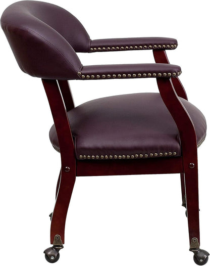 Flash Furniture Loveseats, schuim, leer, staal, hout, bordeauxrood ledersoft, 61 cm B x 60 cm D x 80 cm H