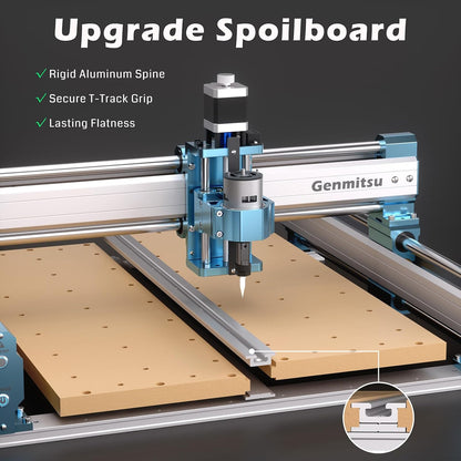 Genmitsu CNC Machine 4040-PRO voor Hout Acryl MDF Nylon Carving Snijden, GRBL Controle, 3 Axis CNC Router Machine, Werkgebied 400 x 400 x 78mm