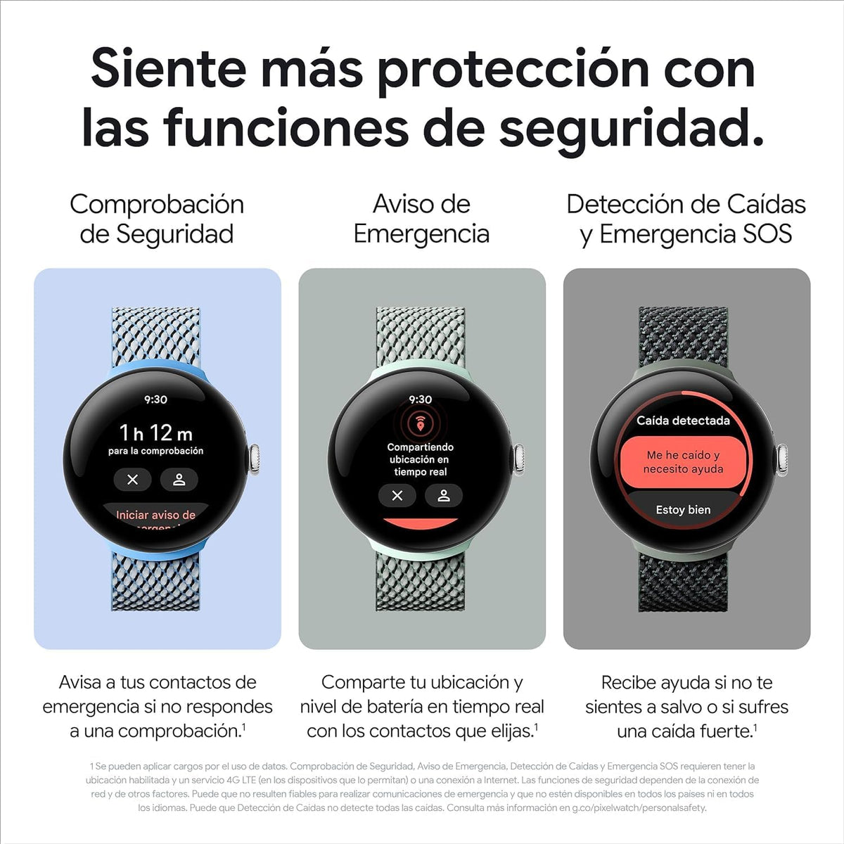 Google Pixel Watch 2 met Fitbit en Google – hartslagbewaking, stressmanagement en veiligheid, Android smartwatch, behuizing van mat aluminium, armband van obsidiaan, wifi