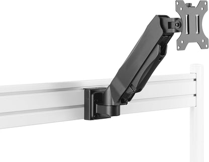 Unilux Ergo 400124600 Draagbaar station, ergonomisch, voor kantoor met monitorhouder tot 27 inch, afmetingen 125 x 40 x 15 cm, wit, 400124600