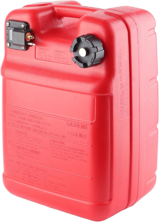 Brandstoftank voor Boot 24 Liter – Buitenboordtank – Benzinetank – Brandstofreservoir – Marine Brandstoftank – Ingebouwd Brandstoffilter – Lekvrije Goed Sluitende Dop