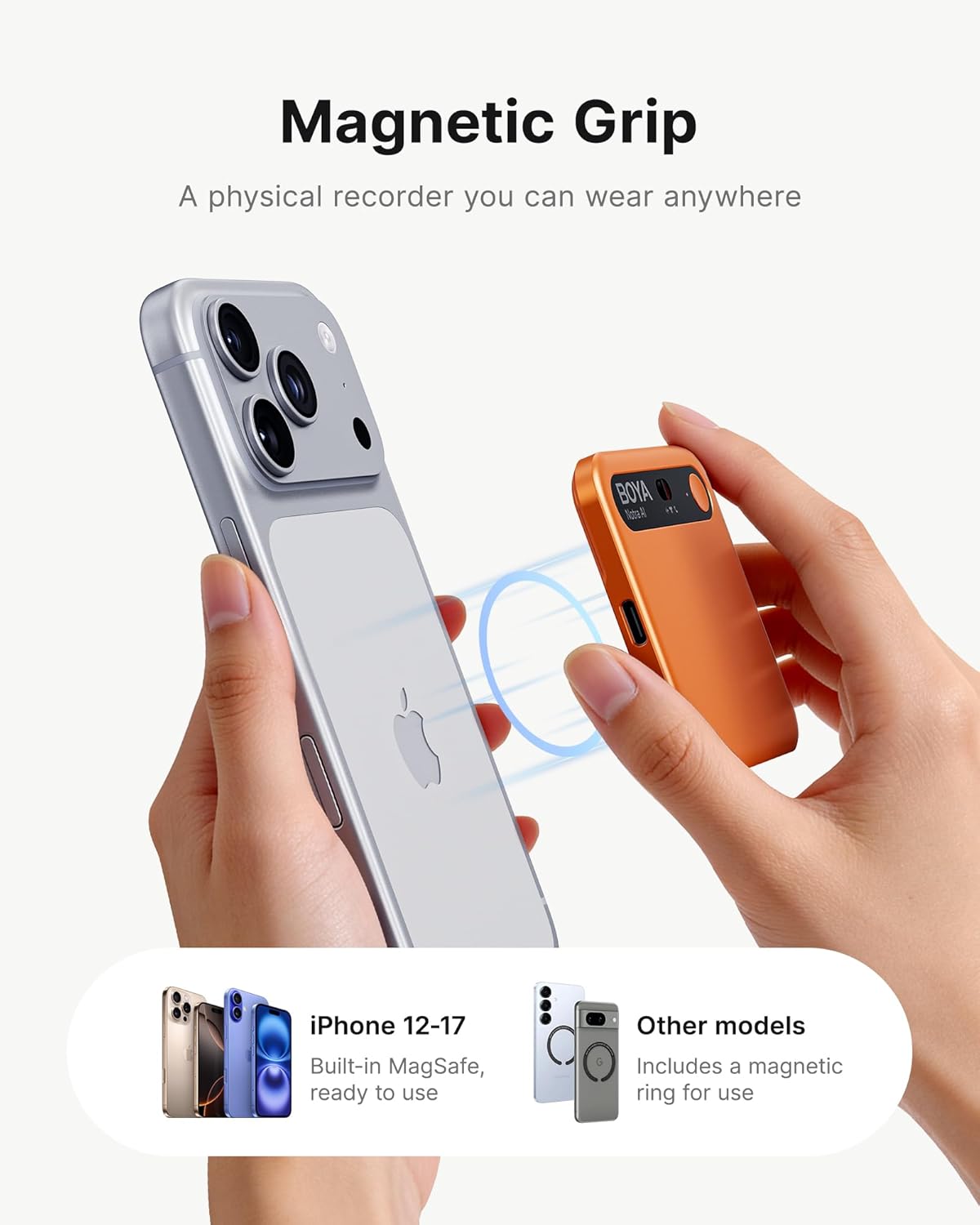 Digitaal dicteerapparaat met AI-samenvatting – dictafoon – voicerecorder – audiorecorder – opnameapparaat – AI-transcriptie in 145 talen – 64 GB geheugen en 3 opnamemodi