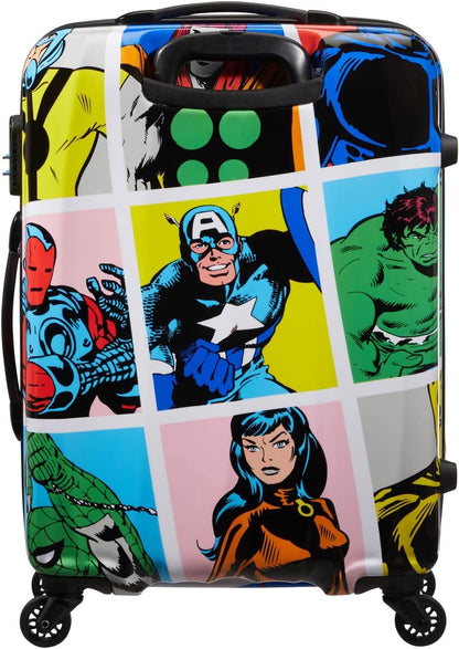 American Tourister Marvel Legends Spinner, meerkleurig (Marvel Pop Art), M (65 cm - 62.5 L), Bagagekoffer