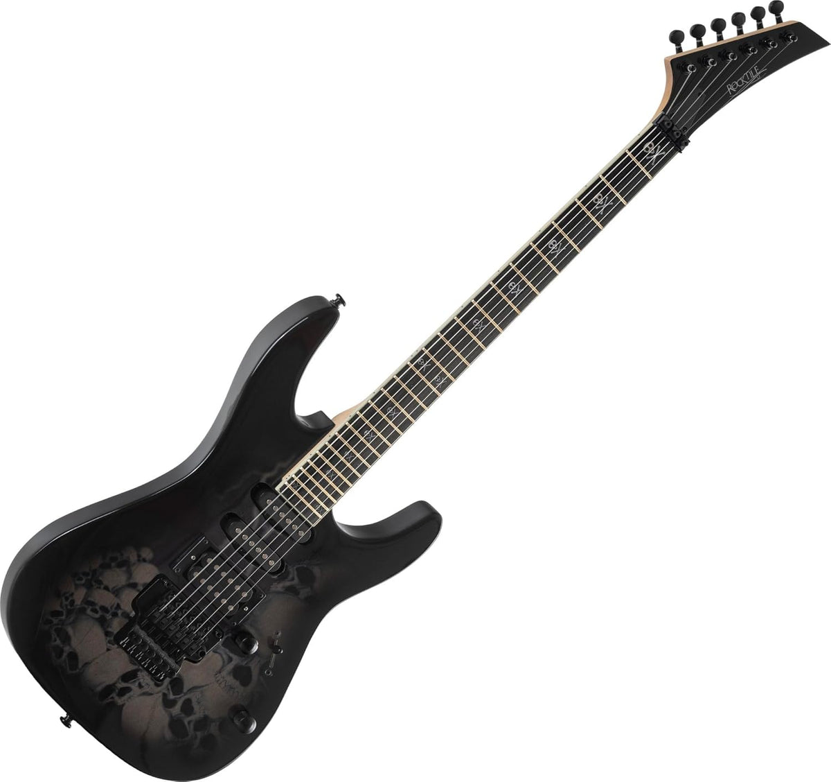 Rocktile Pro JK150-BSK E-Gitaar Skull