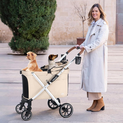 Beberaod X6 Pet Stroller, beige
