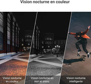 Beveiligingscamera Buiten - WiFi-bewakingscamera - Draadloze IP-camera - 4MP - met AI Menselijke Detectie-  30m Kleuren Nachtzicht - Alarmsirene - IP67 Waterdicht - Twee-weg audio - Wit