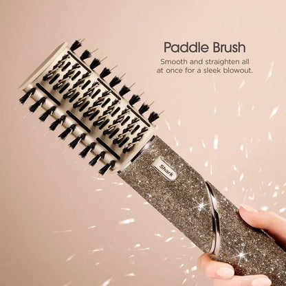 Shark FlexStyle Sparkle Limited Edition Gold Diamond 5-in-1 haarstyler en -droger met krultang, paddleborstel, ovale borstel, concentrator, diffuser, opbergdoos, zonder schade door hitte HD446JSEU