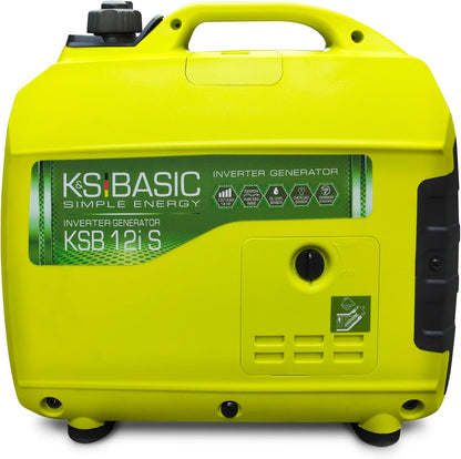 K&S Basic KSB 12i S Inverter-generator, kW 1.2, inverter-generator voor vissen, kamperen, USB-uitgang, benzinegenerator