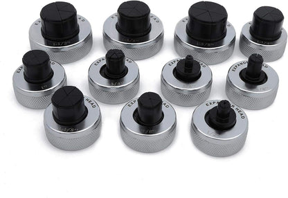 KATSU Hydraulische Pijp Expander Gereedschapset + 11 verschillende Expander Heads + Buissnijder + Ontbraamgereedschap