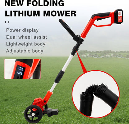 Grastrimmer – Accu Graskantenmaaier – Kantenmaaier – Bosmaaier – 3-in-1 Multifunctioneel – 21V 4000mAh Accu – Verstelbare Telescopische Steel