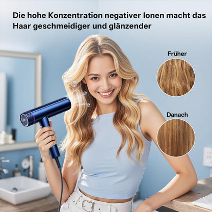 Föhn – Haardroger – Reisföhn – Ionenföhn – Stylingföhn – Inklapbaar Design – 1700 W – Stil <60 dB